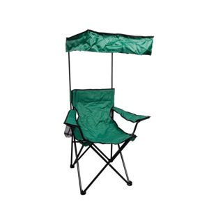 LIVING ACCENTS Canopy Folding Chair with Carry Bag Green